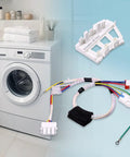 Washing Machine Multi Wire Motor Harness And Rotor Position Sensor Assembly Replacement For LG And Kenmore Washers 6877ER1016F And 6501KW2002A, Plug N Play Install, Durable Wiring Harness, Reliable Performance. Washer wiring harness and rotor sensor assembly with connectors