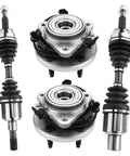 Front CV Axle Shaft Kit With Wheel Hub Bearings And ABS For 2003 To 2009 Ford Ranger And 2002 To 2005 Explorer Sport Trac kit image