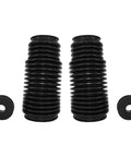 Beefed Up Rack And Pinion Boots Kit For BMW 3 Series And Z4 1999 To 2008 Includes 2 Tie Rod Boots Bellows With Clamps And Cable Ties