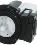 Drain Pump Replacement For LG Washing Machine 4681EA2001T OEM Compatible Easy Install No Hassle Plug And Play Design, black component.