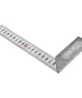 Stainless Steel 90 Degree Angle Ruler L Square Carpenter Measuring Tool for design layout and model making with thickened sturdy construction.