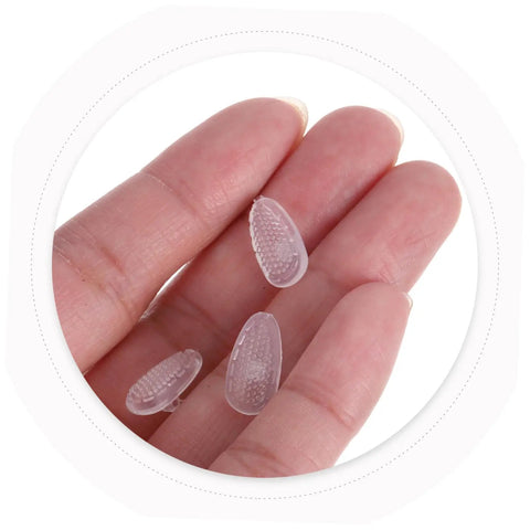 Silicone Nose Pads For Glasses Repair Kit With Soft Nose Pads, Screws And Mini Screwdriver For Quick Eyewear Fixes