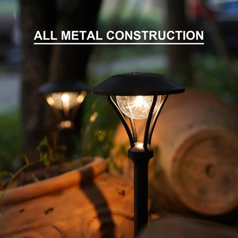 Low Voltage Path Lights LED 1W 60 Lumen Flood Lights With Sturdy Metal Stake For Garden Yard Patio Outdoor Lighting