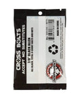 Packaging of Seven Eighths Inch Black Allen Head Go-To Skateboard Truck Hardware Set with Cross Bolts and Pro Grade Fit