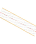 Set Of 50 High Precision NTC Thermistors With Glass Sealed Metal Housing For Household Appliances, Industrial Or Laboratory Use, Rock Solid Temperature Sensing, Stable Readings, Durable And Reliable Performance, taped strip view