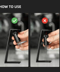Correct and incorrect way to use Espresso Distribution Tool With Magnetic Stand And Adjustable 0.4mm Stainless Needles For Even Extraction Break Clumps For 51 54 58mm Portafilters Barista Grade WDT With 8 Needles Plus 6 Spare.
