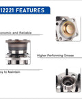 Rear Wheel Hub Bearing Assembly Direct Fit For Buick Allure Lacrosse Century Regal Impala Monte Carlo Aztek Grand Prix Pontiac Models Non ABS Premium Quality Durable Bearings For Smooth Ride And Easy Install features detailed view with grease