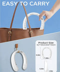Neck Fan Portable Personal Cooling Device With 5200mAh USB Rechargeable Battery 3 Speed Bladeless Ultra Quiet Wearing Fan in bag