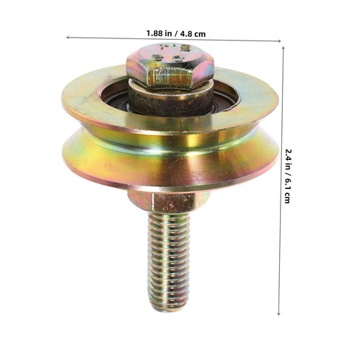 50mm Heavy Duty Sliding Shower Door Rollers With U Shaped Track Replacement Wheels For Industrial Bathroom Doors Beefed Up Durability And Easy Installation