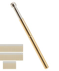 Single 100 Pcs P125 D Spring Test Probes With Large Round Heads For PCB Testing 2.0mm Diameter Pogo Pins in golden color