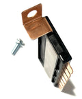 Zero Drama Eight Circuit Multi Block Fuse Holder With Screw For Acura MDX Battery Side Electrical Box showing fuse holder and screw.