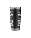 Stainless Steel Insulated Tumbler For Sailplane Lovers And Aviation Enthusiasts Keeps Cold Drinks Ice Cold Or Hot Coffee On Long Fly Days Durable Travel Mug Built For Glider Pilots And Aviation Nerds