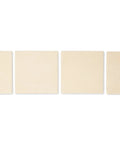 Set Of Four Cordierite Pizza Stone Tiles For Oven And Grill Build Your Own Personal Pies With Four Individual Stones For Crispy Crusts