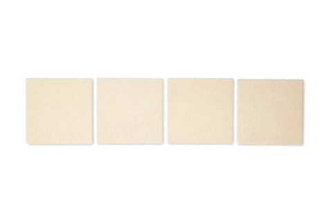 Set Of Four Cordierite Pizza Stone Tiles For Oven And Grill Build Your Own Personal Pies With Four Individual Stones For Crispy Crusts