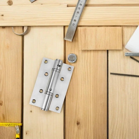 Stainless Steel Spring Loaded Self Closing Hidden Door Hinges Built Tough 4 Pack Concealed Door Closers For Bedrooms