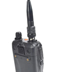 Handheld radio equipped with Dual Band Telescopic Soft Antenna For VHF UHF 2M 70CM With BNC Connector Adjustable 8 To 14 Inch Length