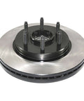 Electrophoretic Front Rotor and Ventilated Hub Salt-Spray Ready and Corrosion-Resistant Finish, close-up view