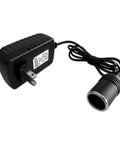 No Fuss Plug And Play AC To DC Converter And Car Cigarette Lighter Adapter with 12V 2A output and standard plug for household use.