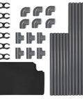 Components of 3 Panel Foldable Safety Barricade 5.8 Feet Tall High Visibility PVC Frame Beefy Heavy Duty Crowd Control Barrier