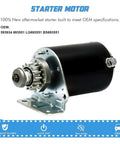 Beefed Up 14 Teeth Starter Motor Replacement For Lawn Tractors And Mowers Fits 14.5-18 HP Models With Waterproof Aluminum Casing