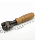 Handheld Adjustable Wire Clamp Tool With Carbon Steel Clamp Head And Screw Control Ultra Lightweight Wood Handle Perfect For Woodworking DIY Projects Detailed Woodcraft Small Parts Holding Benchtop Work Easy Grip, 14 cm long, 5 cm jaw
