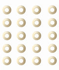 20 Piece Brass Washer Set For EDC Pocket Knives Pivot Pins And Gaskets 0.3x14x6.2 mm Replacement Shim Cushion Ring For Recon 1 Voyager