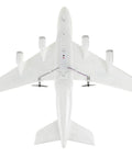 Top view of Noob Friendly A380 Inspired RC Plane With 2.4GHz Remote Control, showing EPP foam design and dual propellers.