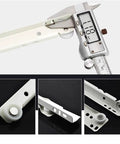 Measurement of heavy duty drawer slides with full extension and ball bearing rails for cabinets kitchen and office desks in 16 inch length