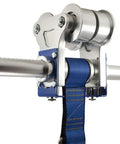 Beefy Aluminum I Beam Trolley Anchor for 3 to 10 inch beams 310 lb user capacity 22 KN breaking strength ANSI and OSHA compliant