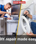 Washer Door Boot Gasket Replacement For Samsung And Kenmore Front Load Washers DC97-16596A OEM Seal Leakproof DIY guide