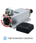 Beefed Up 2.2KW 110V Spindle Motor Kit With VFD Inverter And 13 ER20 Collets showing high temperature resistance feature