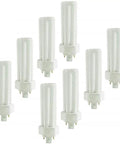 Ten Pack 42 Watt GX24Q4 CFL Plug In Light Bulbs Triple Tube Cool White 4100K with a 10000 Hour Lifespan 4 Pin Base