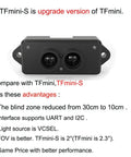 TFmini-S Lidar Sensor 0.1-12m TOF Laser Range Finder Module With UART and I2C Interfaces front view