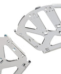 Close-up of 2 Pack Stainless Steel Shoes Cabinet Hinges For Drawers Shelves And Shoe Cabinets Built To Last Rust Resistant Replacement Hardware
