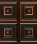 Antique Copper PVC 2x2 Glue Up Ceiling Tiles 10 Pack Covers 40 Sq Ft DIY Friendly Easy Install Fire Rated Glues To Popcorn Ceilings