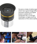 1.25 Inch 4mm Plossl Eyepiece With Full Multilayer Coating And Metal Body For Astronomy Telescopes in use, showing clear images