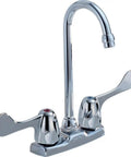 Chrome Bathroom Faucet With ADA Compliance, Water-Saver And Low Lead, CALGreen Ready, Lifetime Warranty, Easy Install, Sleek Modern Vanity Tap For Upgrades