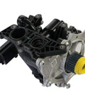 Water Pump Thermostat Housing Assembly 06L121011B Replacement Fits Audi VW 1.8T 2.0T with gasket, side view