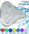 12V LED Spa Light Bulb With Remote Color Changing, High Lumens, Aluminum Heat Dissipation, Inground Spa Compatible