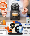 Nespresso Compatible Cleaning Pods, Five Cleaner Capsules To Boost Coffee Flavor, For OriginalLine Machines, Use With Descaling Kit