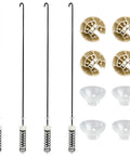 Durable Washer Suspension Rod Kit Replacement For Whirlpool Kenmore Amana Maytag Crosley Inglis with rods, balls, and bushings