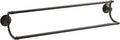 Bancroft 24 Inch Double Towel Bar in Oil Rubbed Bronze Durable Metal Construction Coordinates with Bancroft Faucets Includes Hardware and Drilling Template Installs Easily Resists Tarnish and Corrosion.