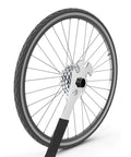 2 In 1 Bike Freewheel And Cassette Removal Tool For Easy Cassette Lockring And Freewheel Removal All In One Bicycle Repair Tool attached to bike wheel