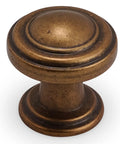 10 Pack Antique Brass Kitchen Cabinet Knobs Set Old School Vintage Drawer Knobs Aged Bronze Hardware Zinc Alloy Handles