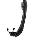 Corsica Snorkel For Freediving And Spearfishing Black Lightweight Comfortable Gear With Large Diameter Tube For Easy Breathing