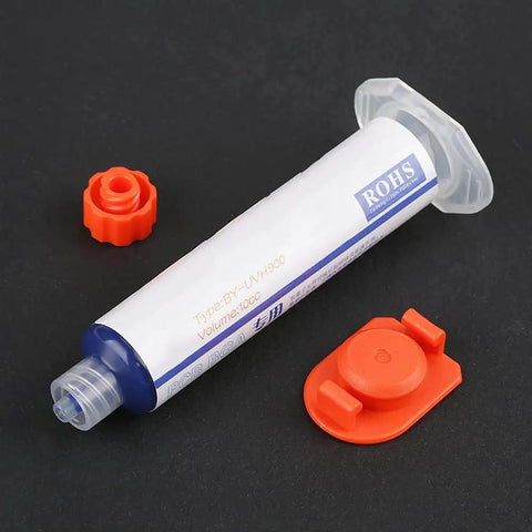 No Clean Soldering Insulating Protective Coating Liquid Paste Light Activated For PCB And BGA Board Repair tube and cap