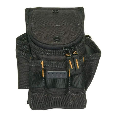 Ziptop Utility Pouch Small with double pull zipper cover and snap-back lid, handy tool organizer for wrenches and small parts.
