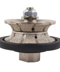 20mm Full Bullnose Diamond Router Bit For Granite Countertops With 5/8-11 Thread Vacuum Brazed Edge Wet Or Dry Use Nylon Guide