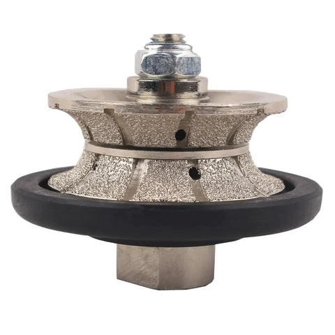 20mm Full Bullnose Diamond Router Bit For Granite Countertops With 5/8-11 Thread Vacuum Brazed Edge Wet Or Dry Use Nylon Guide