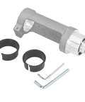 No Hassle Square Hole Drill Bit Adapter And Mortising Bracket For Drill Press Heavy Duty Aluminum Alloy parts and wrench set.